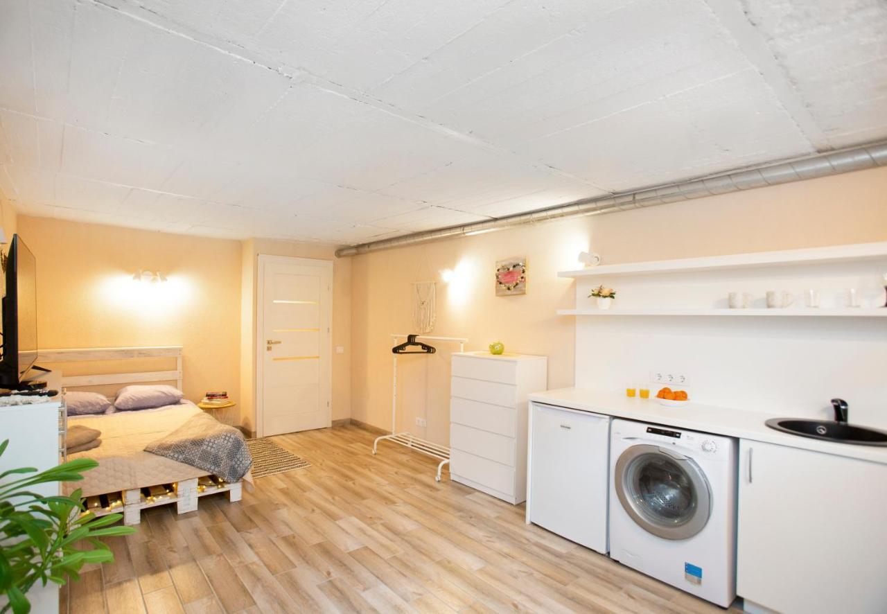 Apartment In Garage With Free Parking Kaunas Bagian luar foto